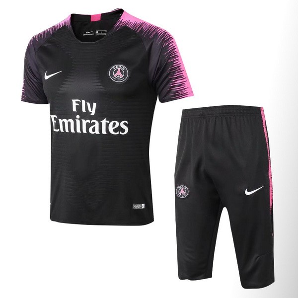 Camiseta Entrenamiento Paris Saint Germain Conjunto Completo 2018-19 Negro